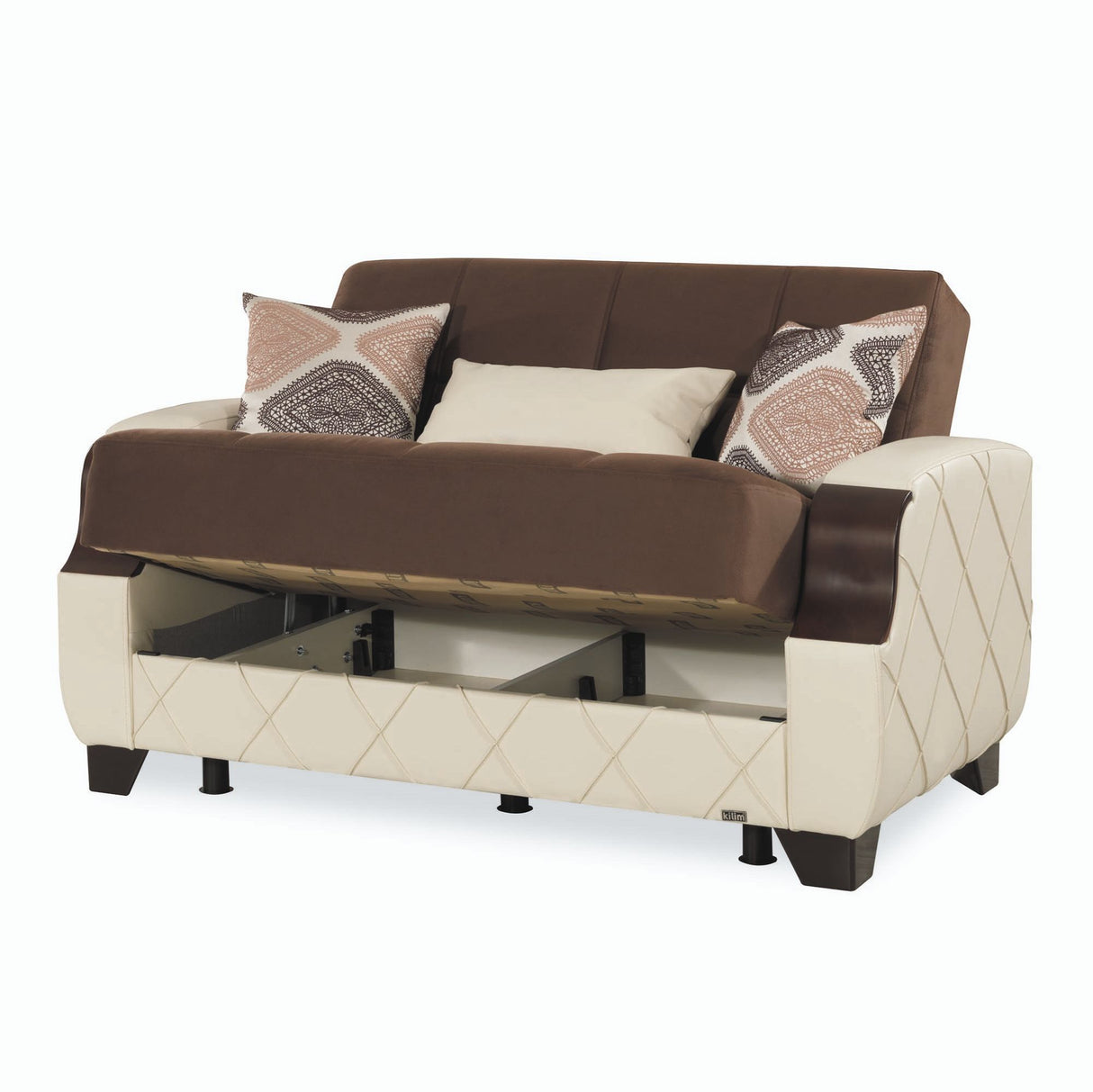Ottomanson Molina - Upholstered Convertible Loveseat With Storage