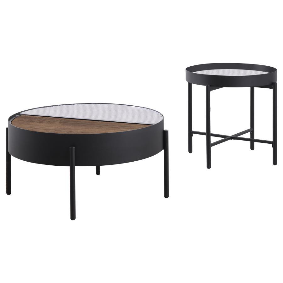 Ozella - Round Coffee Table Set