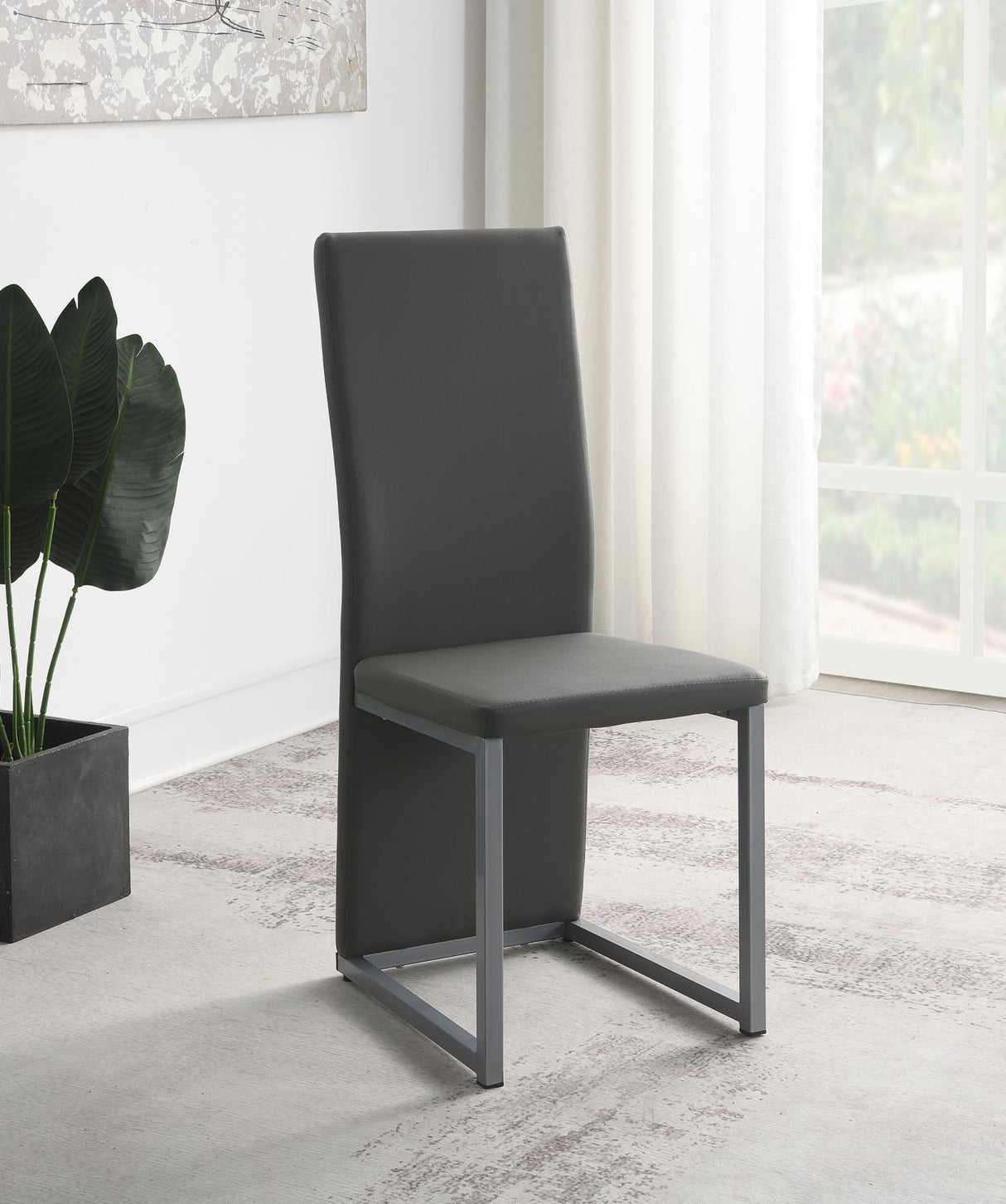 D227 - Dining Side Chair (Set of 2) - Charcoal