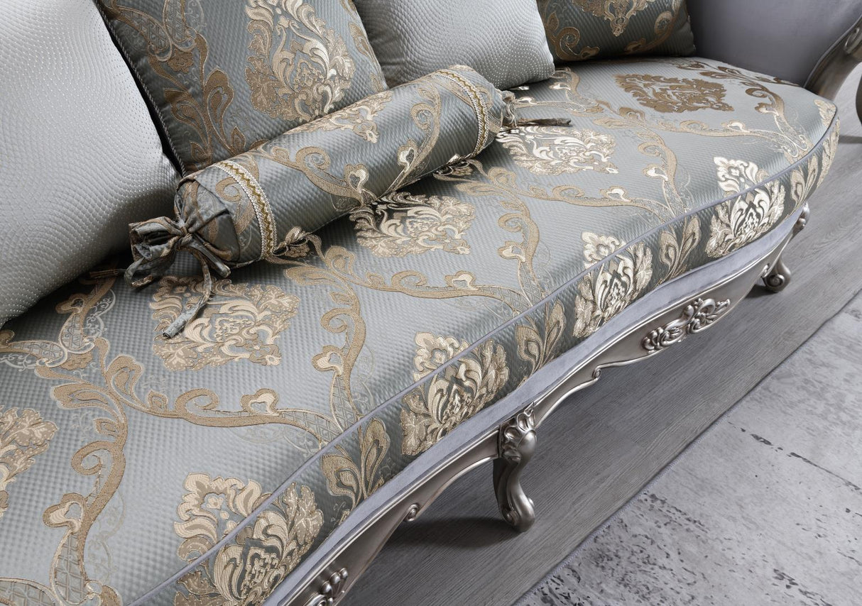 U198 - Traditional Sofa - Gray