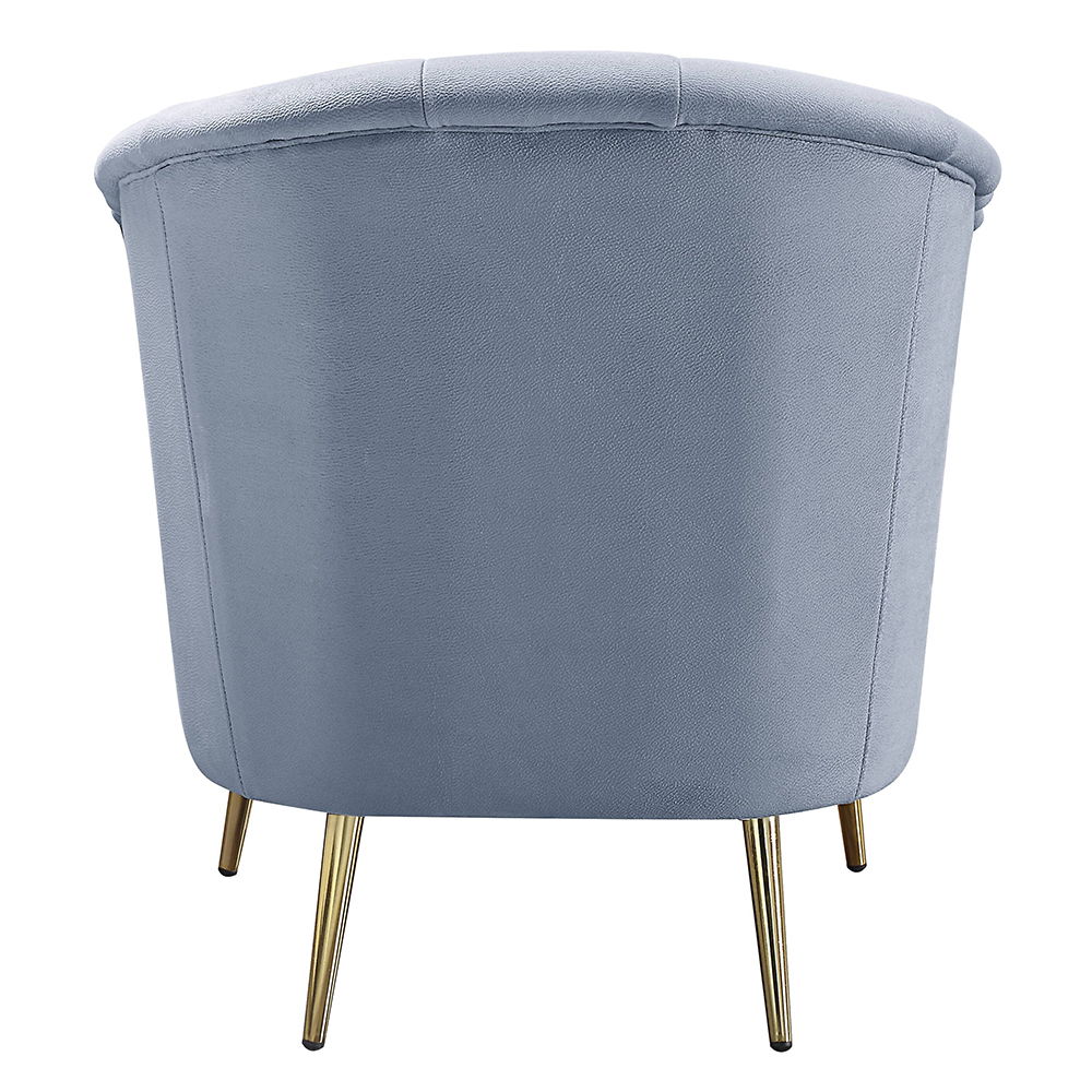 Bayram - Chair - Light Gray Velvet