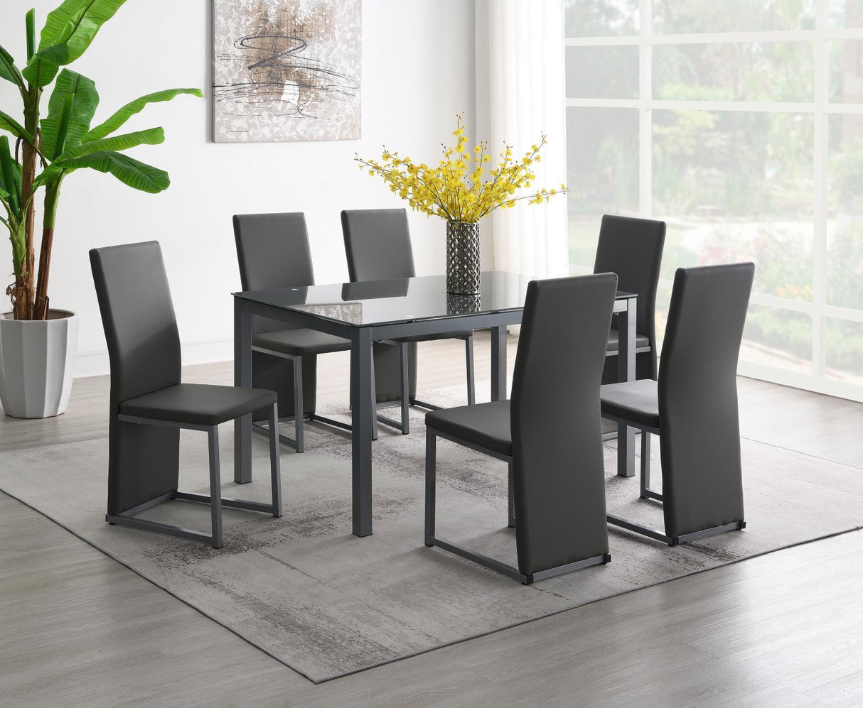D227 - Dining Side Chair (Set of 2) - Charcoal