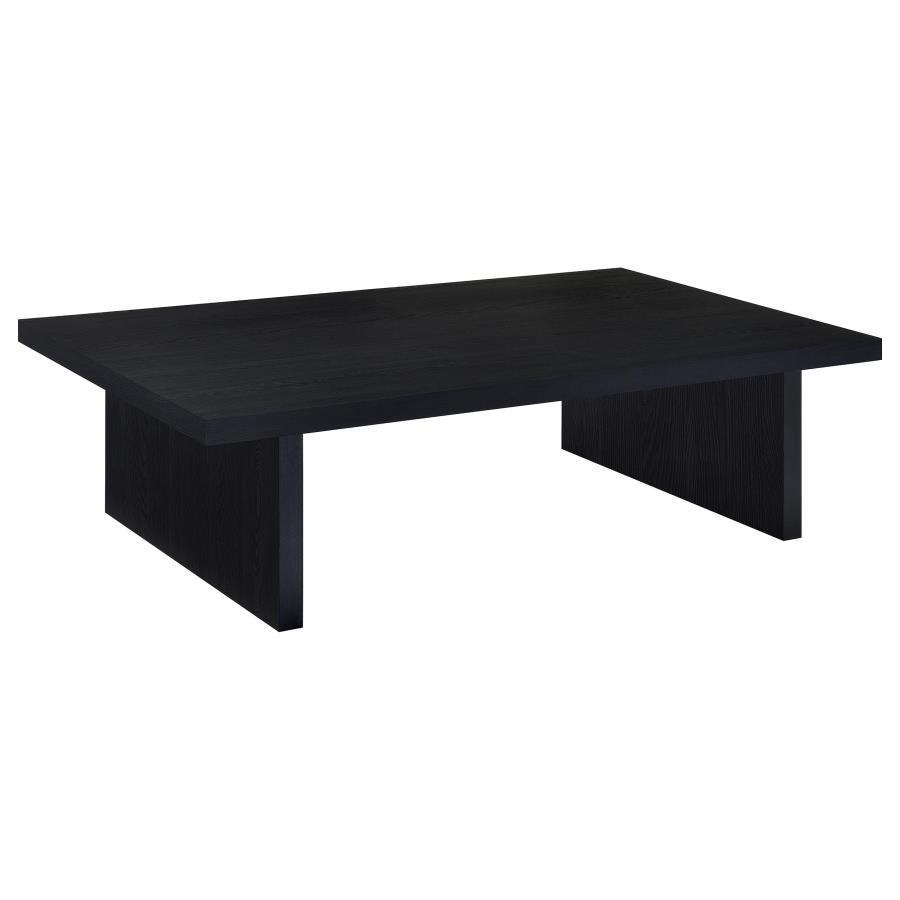 Max - Rectangular Engineered Laminate Coffee Table - Black