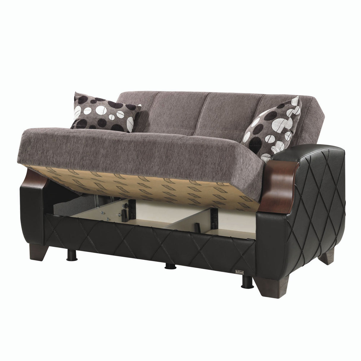 Ottomanson Molina - Upholstered Convertible Loveseat With Storage