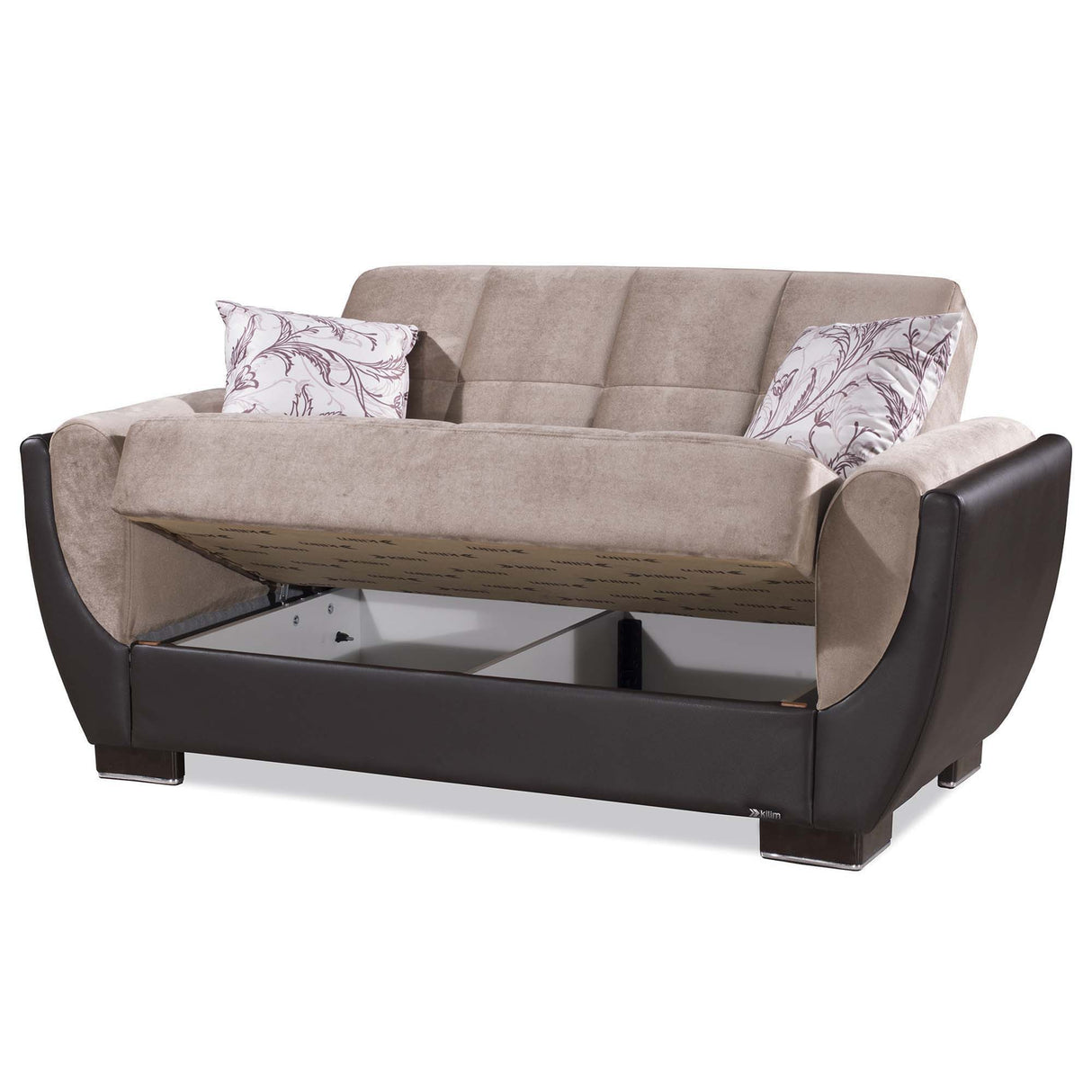 Ottomanson Armada Air - Upholstered Convertible Loveseat With Storage