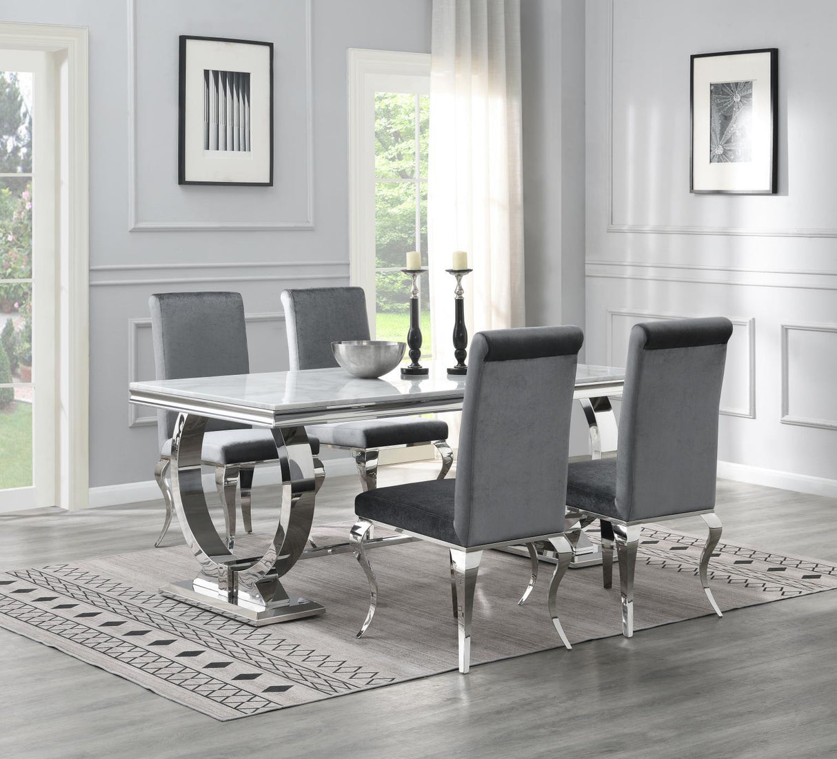 G-082-T-WHITE - Dining Room Set