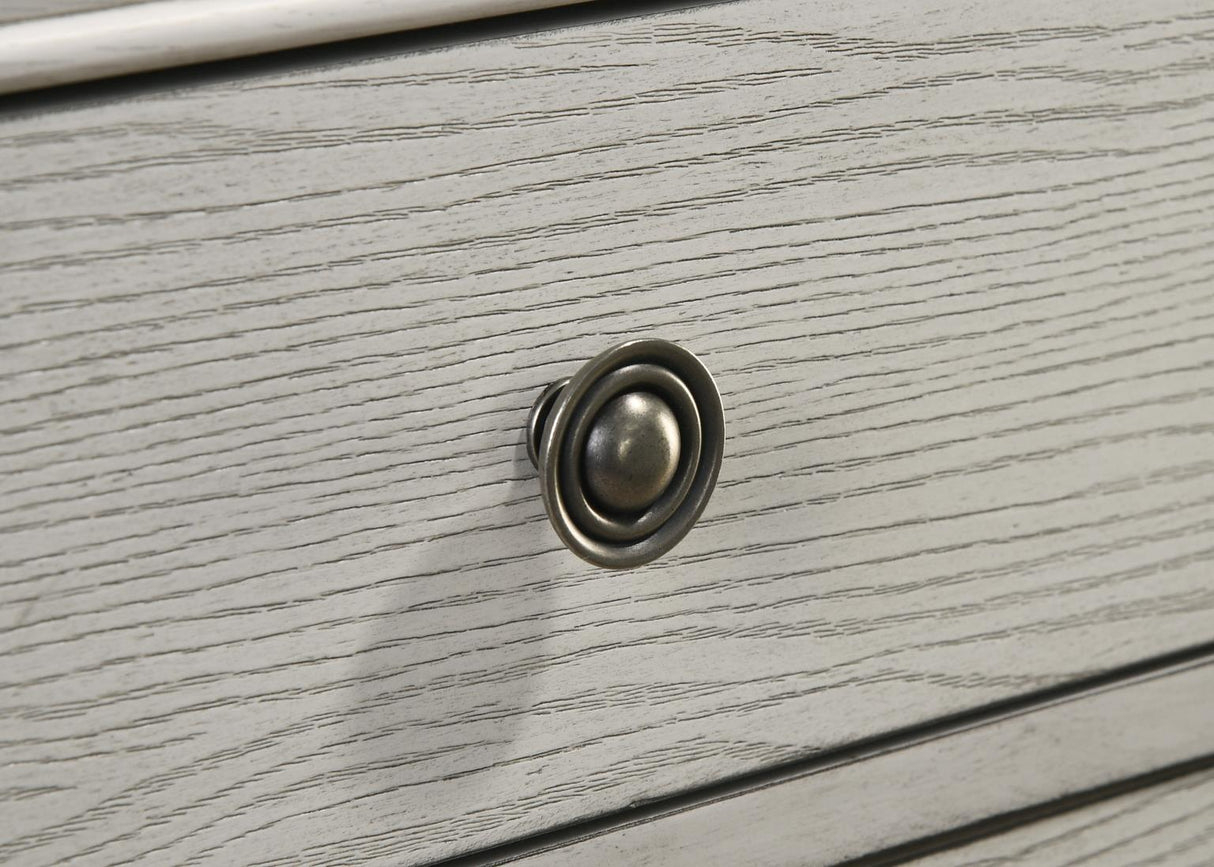 B320 - Oak Mirror - Antique White