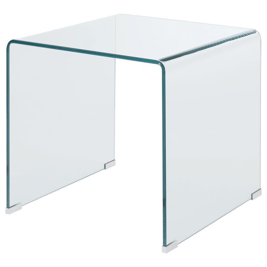 Ripley - Rectangular Tempered Bent Glass Table
