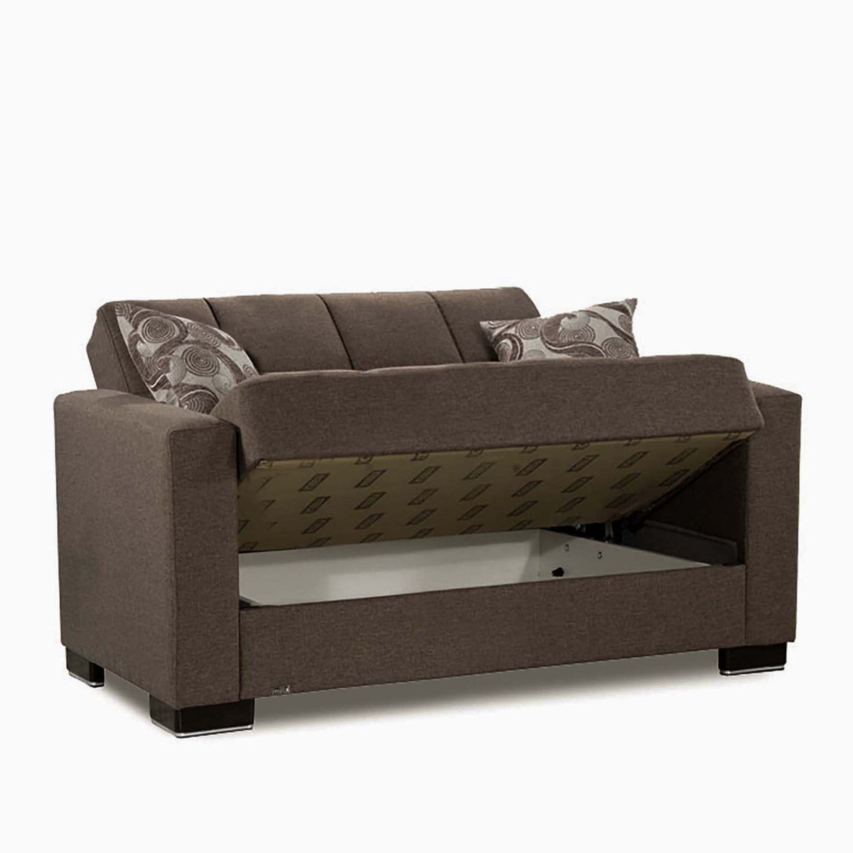 Ottomanson Armada - Upholstered Convertible Loveseat With Storage - Polyester