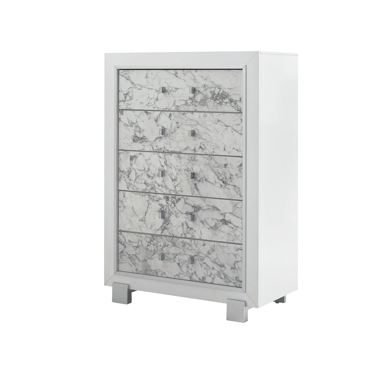 Skye - Marble Chest - White