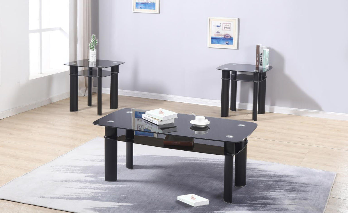 T301 - Table Set (Set of 3) - Black