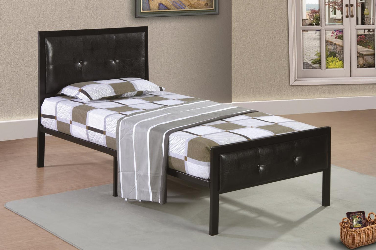 B630 - Padded Metal Bed