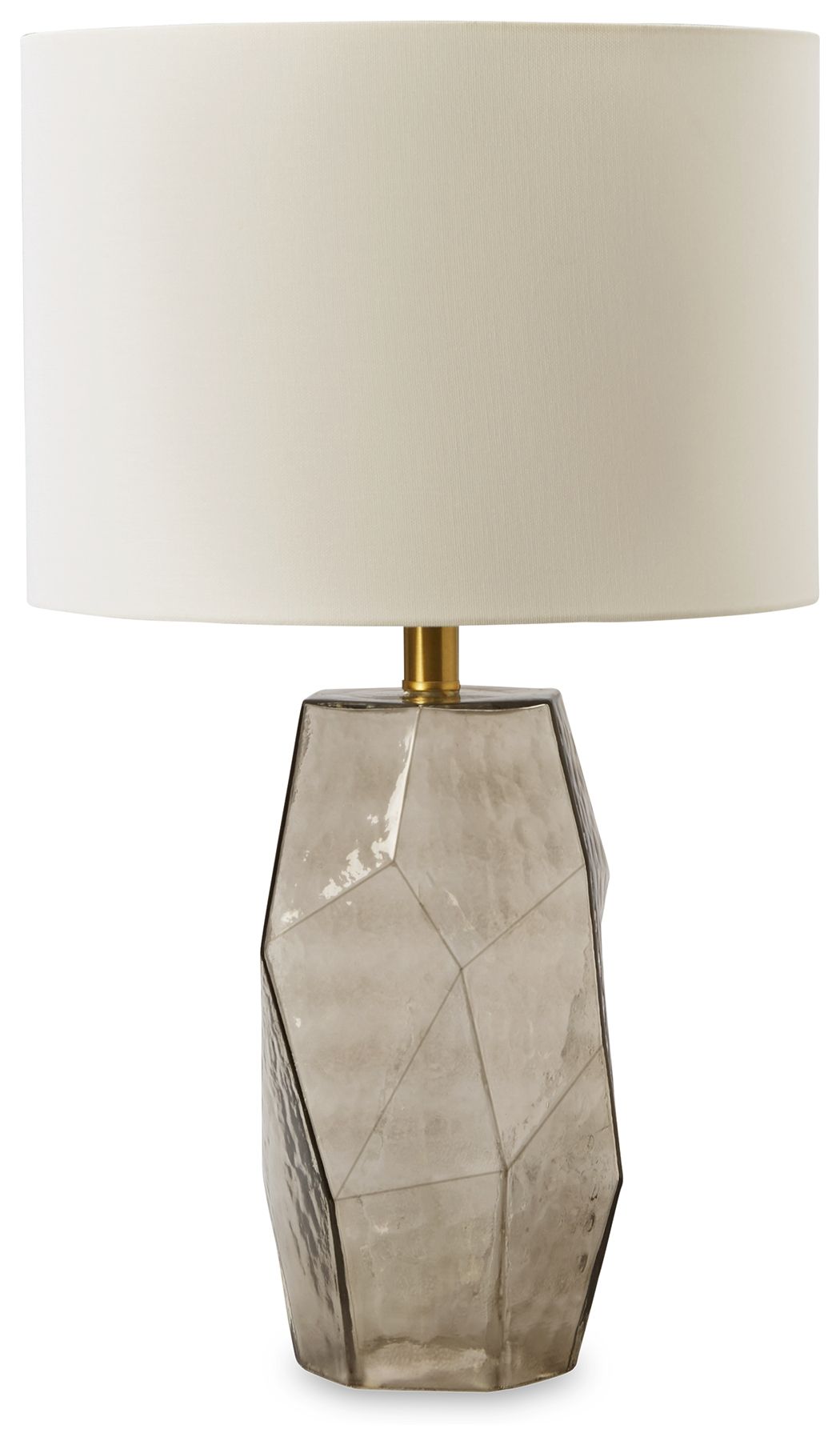 Taylow - Glass Table Lamp - Gray