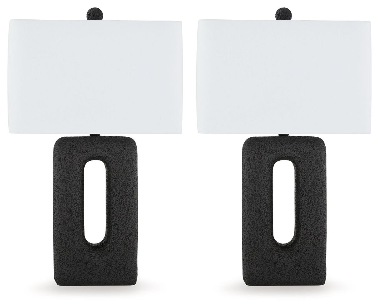 Wimmings - Poly Table Lamp (Set of 2) - Black