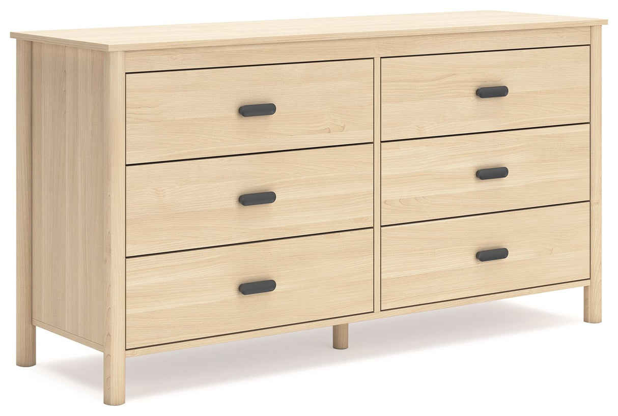 Cabinella - Six Drawer Dresser - Tan