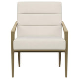 Kirra - Upholstered Metal Arm Accent Chair