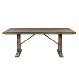 Raphaela - Dining Table - Weathered Cherry