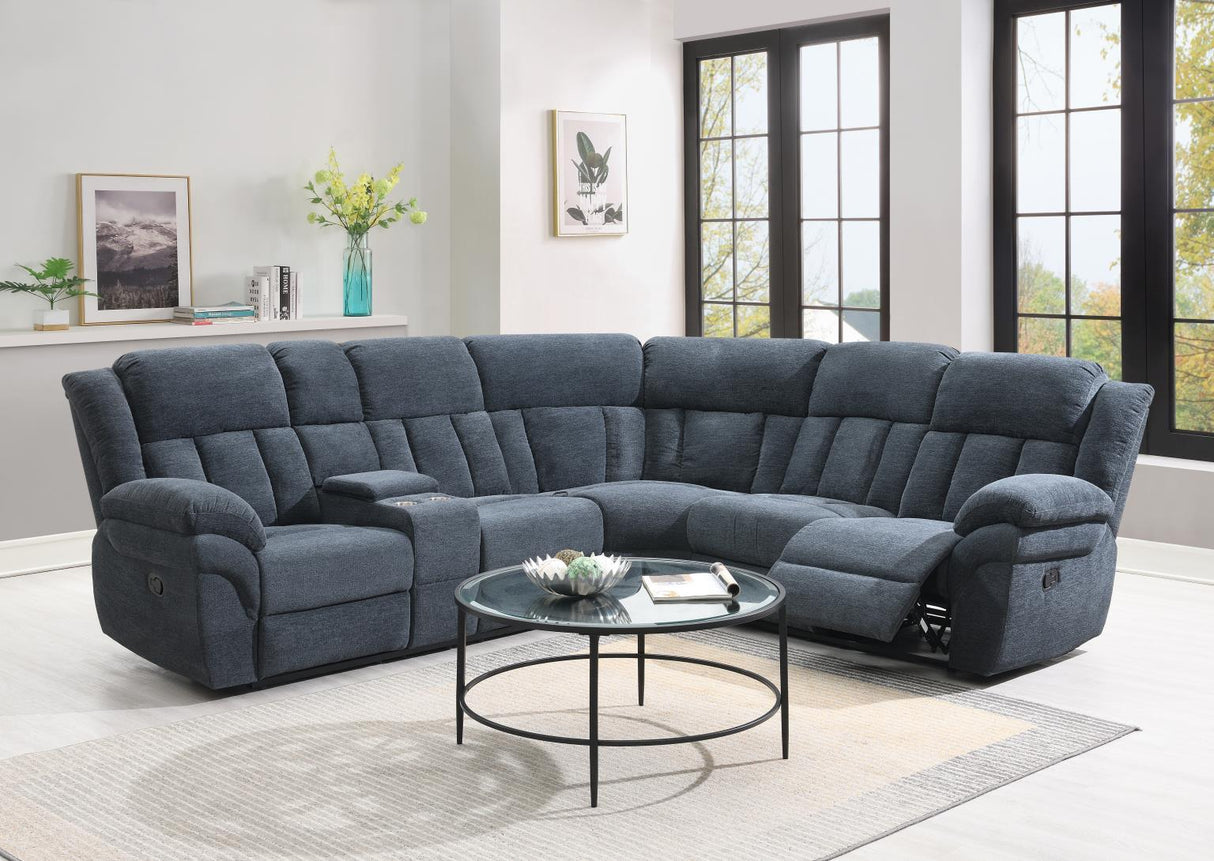 U84 - Motion 3 Piece Sectional - Gray