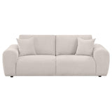 Burnett - Chenille Upholstered Wide Arm Sofa