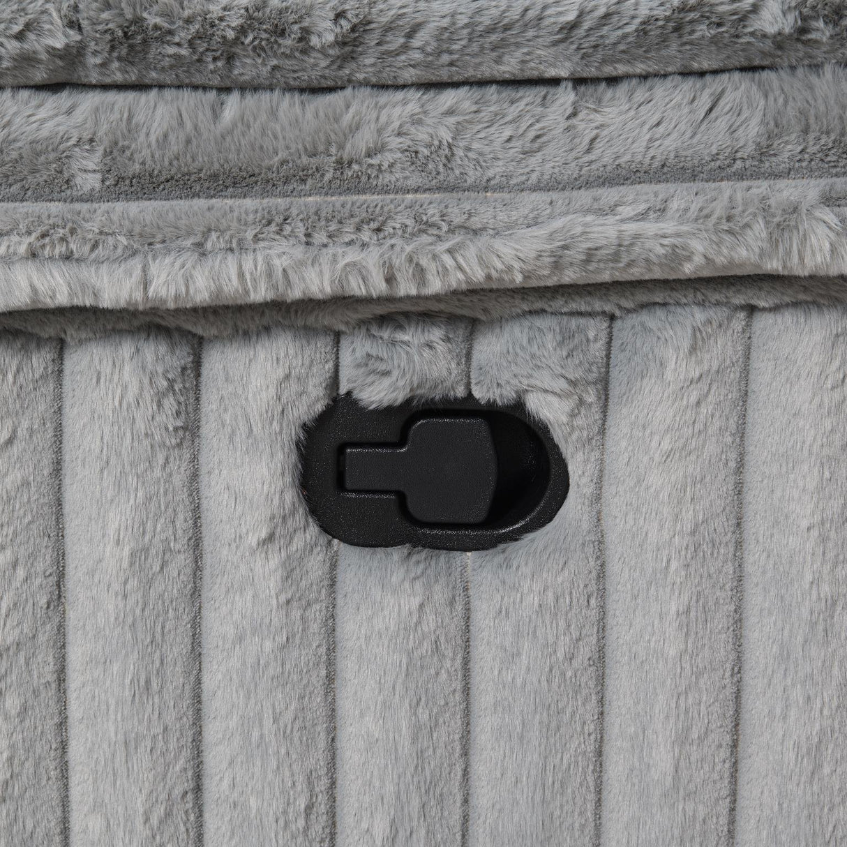 U113 - Corduroy Motion Loveseat - Gray