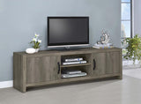 Burke - 2 Door Engineered Wood TV Stand - Gray Driftwood