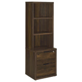 Westpark - 3-Shelf Bookcase USB And Lockable Drawer