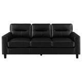 Scotland - Faux Leather Upholstered Sofa Set