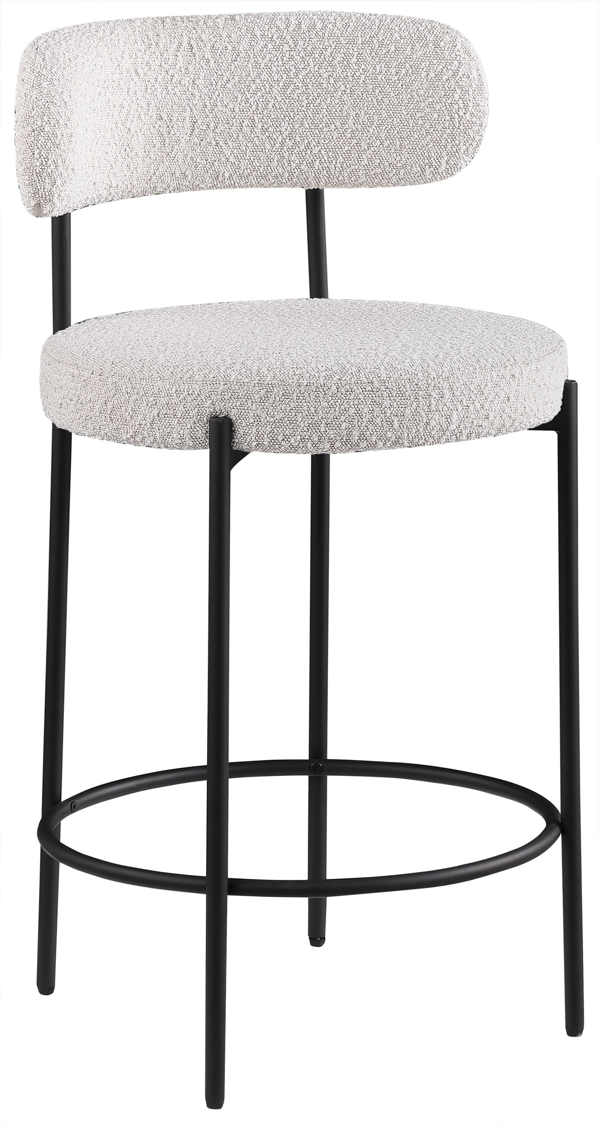 Beacon - Boucle Fabric Stool (Set of 2)