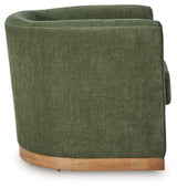 Jersonlow - Swivel Chair - Forest Green