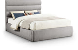 Adam - Boucle Fabric Bed With 52" Headboard