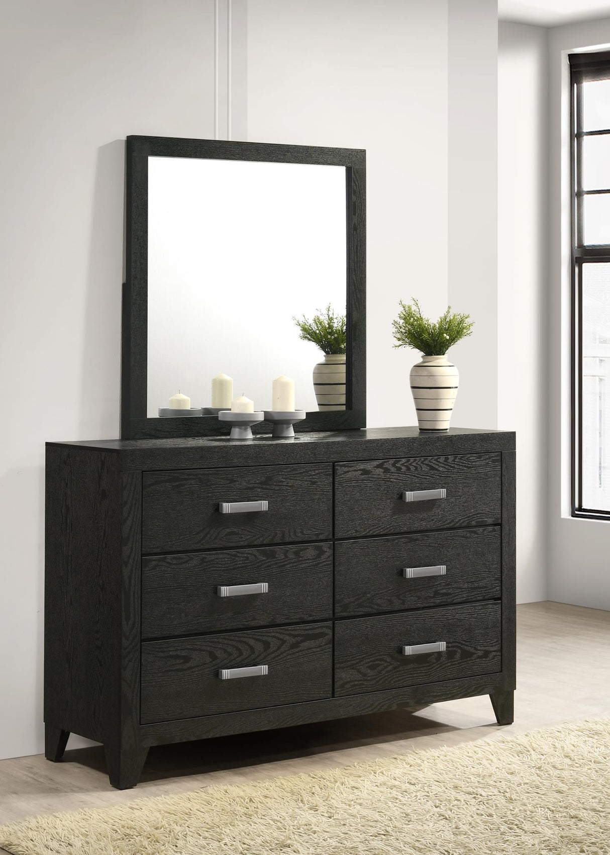 B385 - Mirror - Black