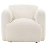 Dorset - Fabric Upholstered Round Track Arm Accent Chair