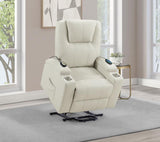 Armstrong - Upholstered Power Lift Massage Recliner