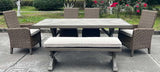 Laguna Heights - Beige - Bench With Cushion