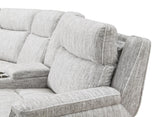 U19 - 6 Piece Power Reclining Sectional With Power Headrest - White