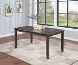 D161 - 7 Piece Dining Room Set (Dining Table With 6 Side Chairs) - Gray