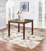 D203 - 5 Piece Dining Room Set (Counter Table With 4 Chairs) - Brown