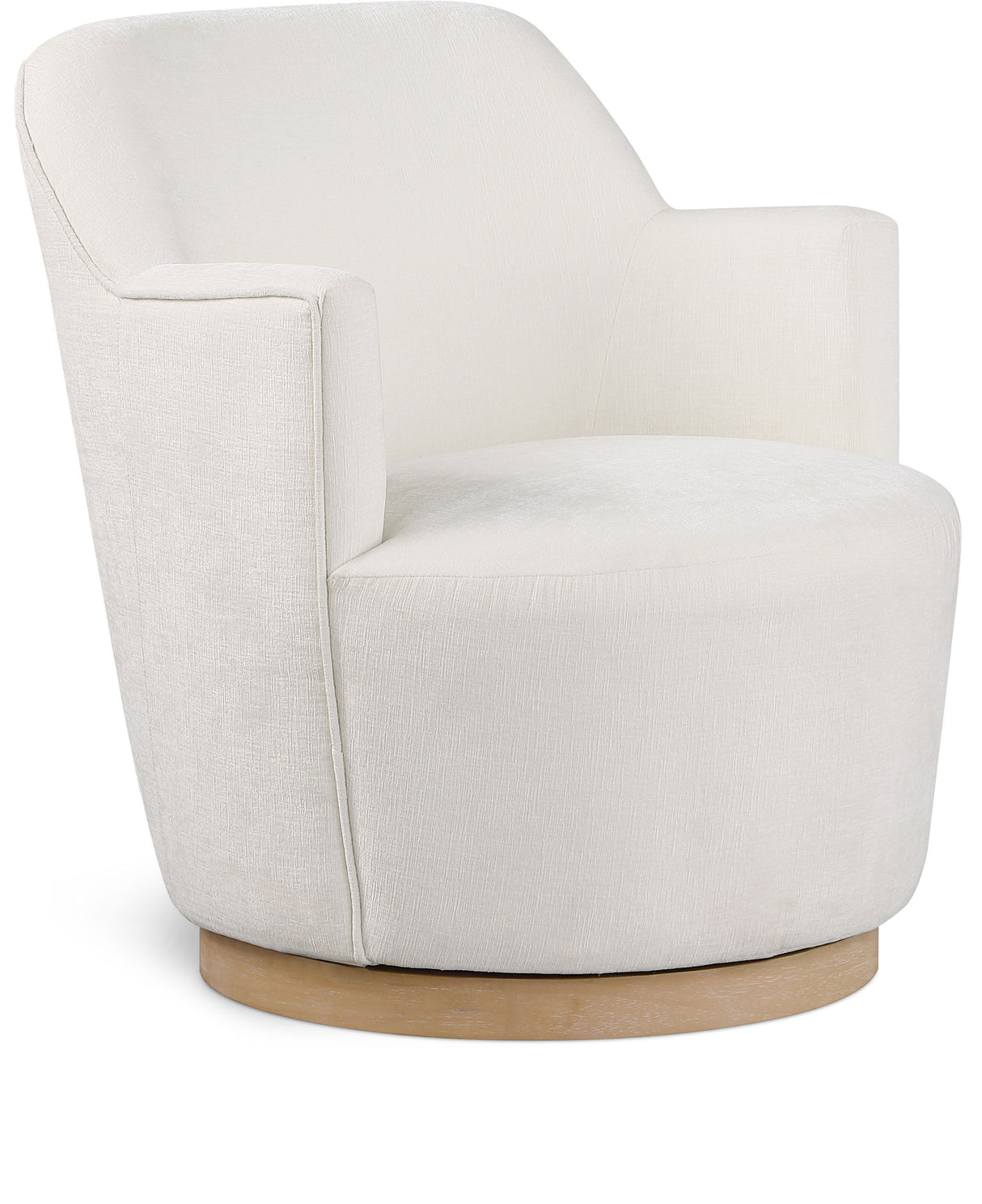 Clarita - Chenille Swivel Accent Chair