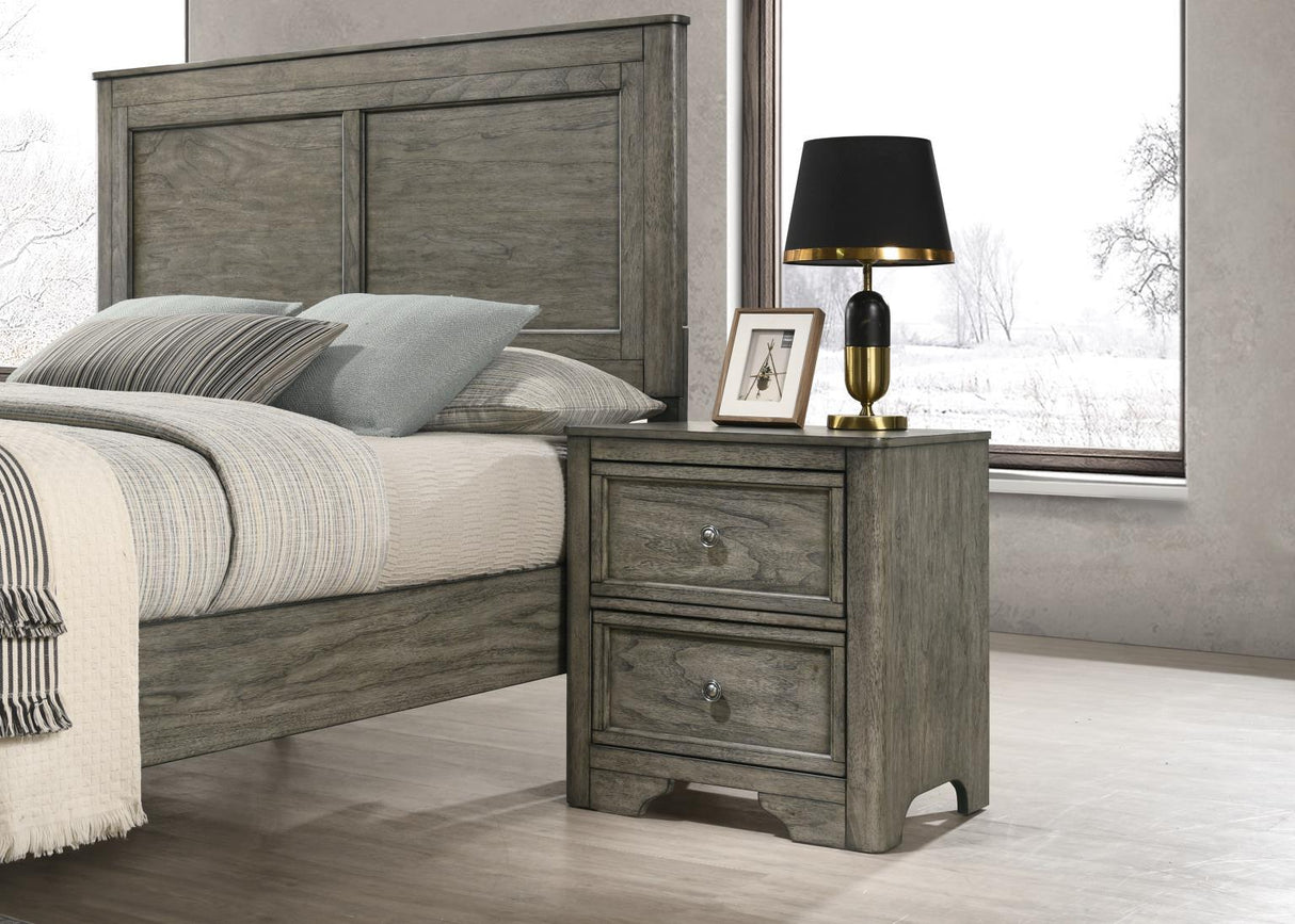 B316 - Nightstand - Antique Gray