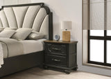 B080 - Nightstand - Charcoal Black