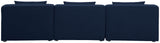 Cube - Linen Modular 3 Seat Armless Sofa