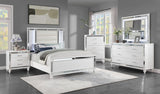 B224 (Old - Off White) - Gloss LED Mirror - Off White