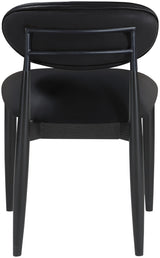 Riccio - Side Chair (Set of 2) - Black Frame