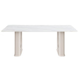 Kalam - Dining Table - Ceramic Top & Beige Finish