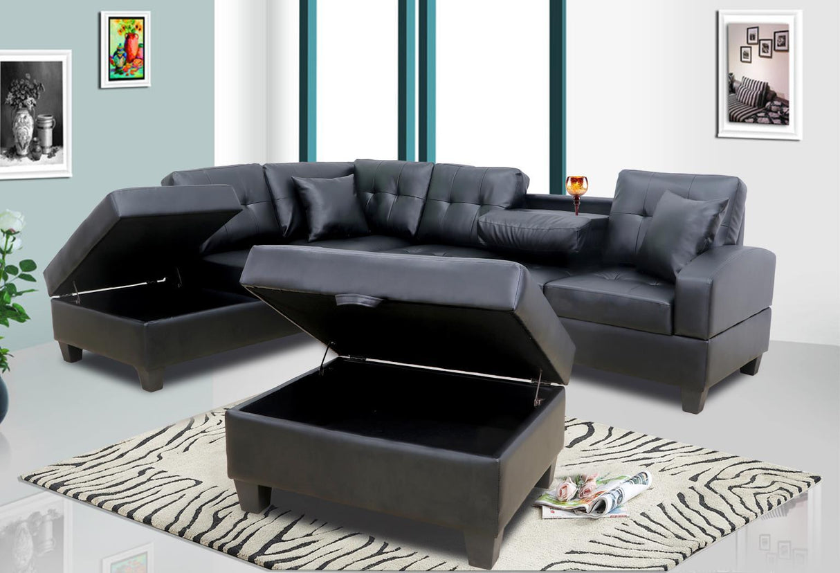 U345 - Ottoman - Black