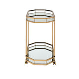 Lacole - Serving Cart - Mirrored & Champagne
