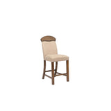 Maurice - Counter Height Chair (Set of 2) - Linen & Oak