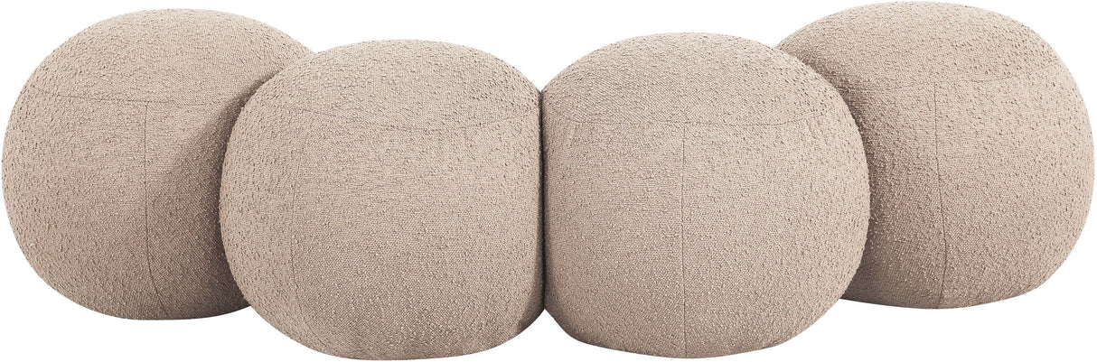 Apollo - Boucle Fabric Bench