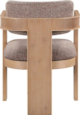 Sacha - Linen Dining Chair With Natural Base (Set of 2)