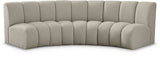 Infinity - 3 Piece Modular Sectional - Light Brown